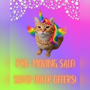 PRE-MOVING SALE! SEND YOUR OFFERS! ASK ABOUT UNLISTED TEES!
